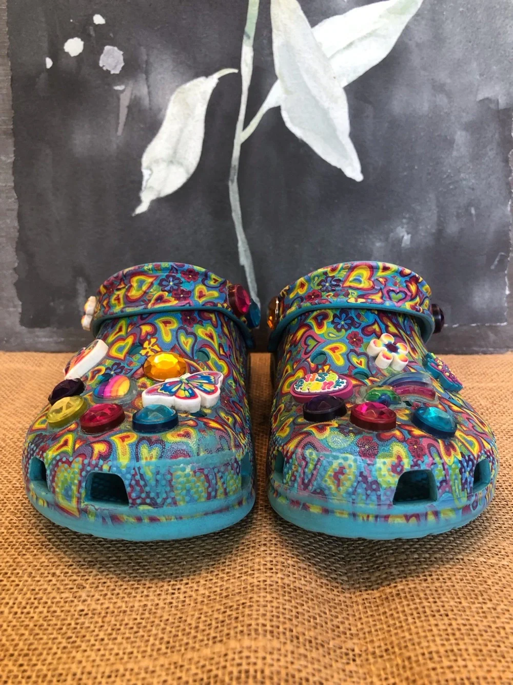 Crocs x Lisa Frank Clogs sz J2